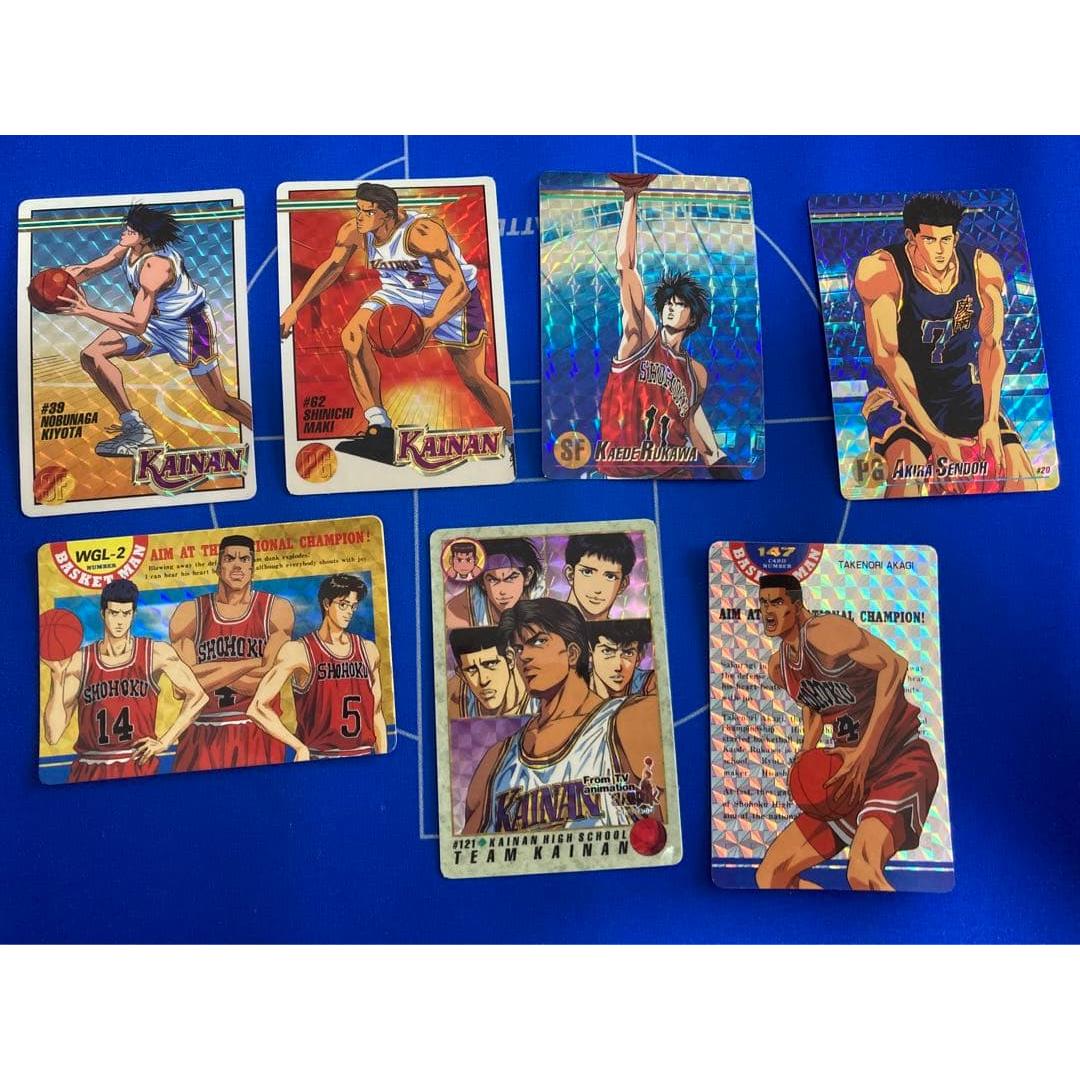 Slam Dunk Carddass 7 pieces set