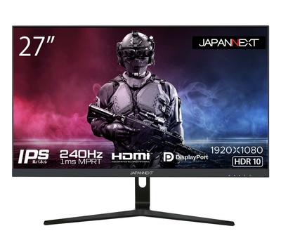 JAPANNEXT IPS full HD painel 240Hz monitor de jogos compatível HDMI DP 27 polegadas JN-I27FR240