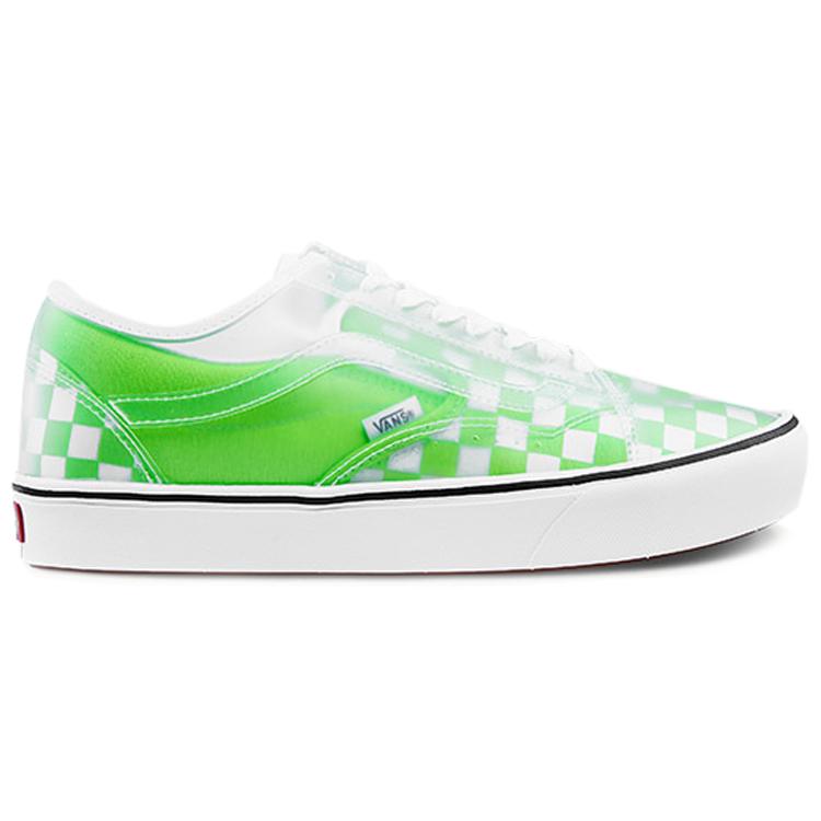 Vans ComfyCush Slip Skool Checkerboard Green Gecko VN0A4P3EWYH