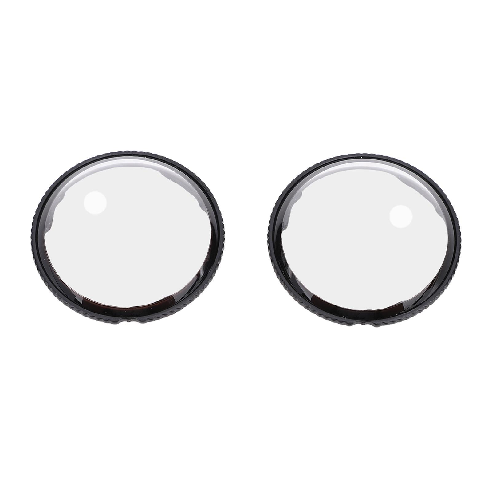 

2 Pcs Panoramic Camera Lens Guard Suitable for Insta360 X5 Camera Optical Glass High Transparency Lens Protective Cover