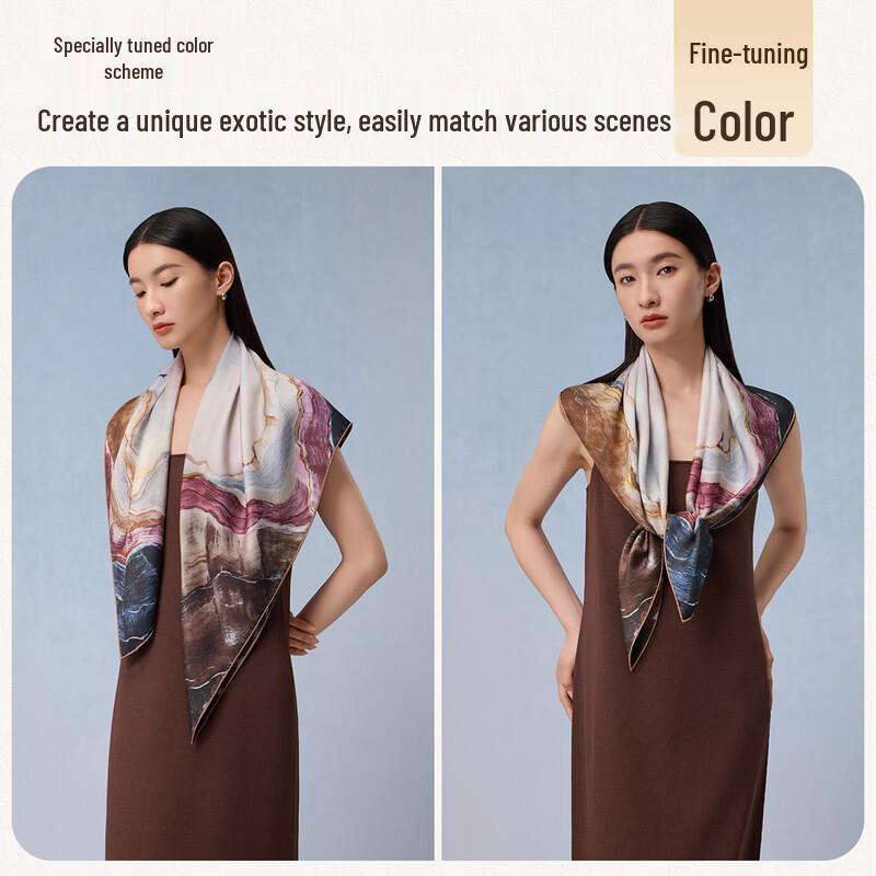Shanghai Story 100% Mulberry Silk Scarf