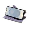 For Samsung Galaxy S25+ Wallet Case Fishtail Design Leather Phone Cover with Mirror/Stand/Strap