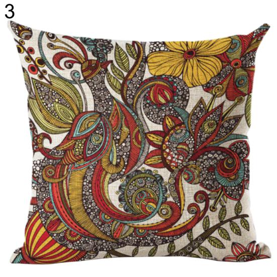 

Павлин Льняная наволочка для подушки Чехол для дивана-кровати автомобиля кафе офиса