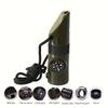 Buiten Professionele 7-in-1 Multifunctionele Overlevingsfluit, Noodhulp Met Kompas Thermometer Hoge Frequentie Fluit