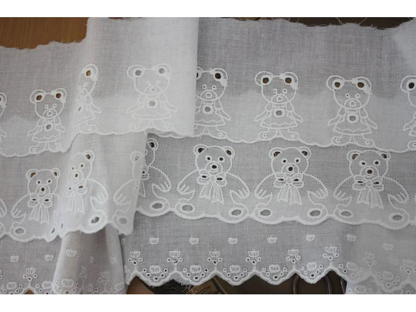 Embroidery Lace Trim for DIY Children's Clothing & Doll Accessories