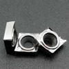 High Performance CCMT060202 / CCGT060202 AK H01 Carbide Aluminum Turning Inserts for Semi Finishing and Finishing Operations