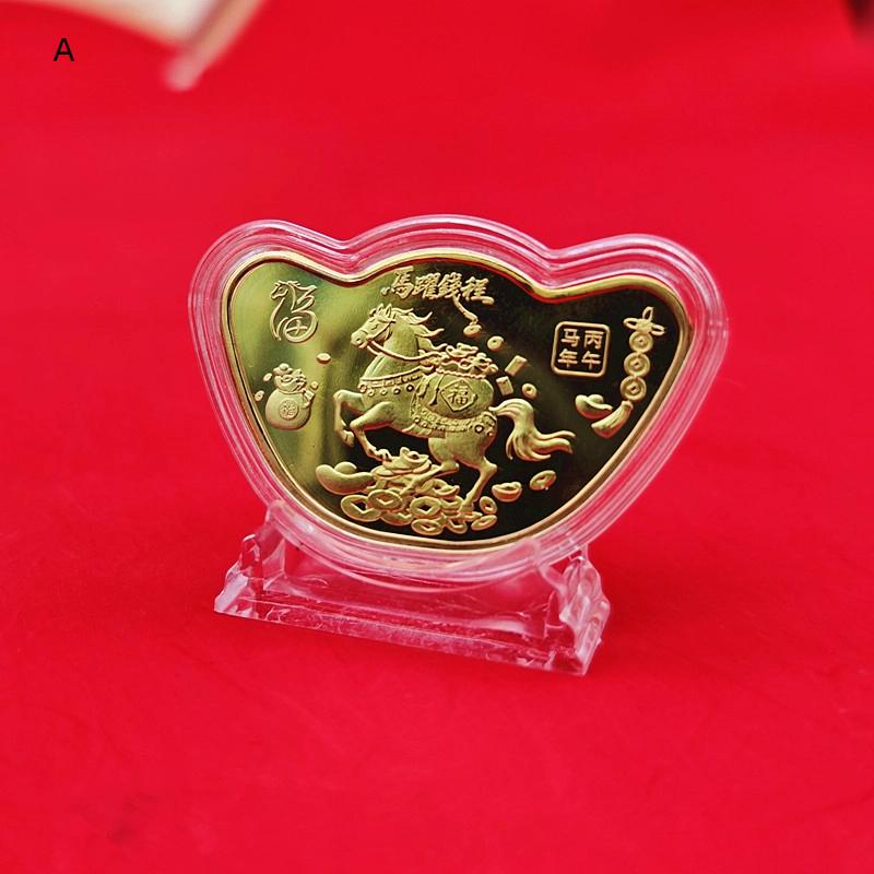 

Памятная монета Года Лошади 2026 Сувенирная монета китайского зодиака Подарок