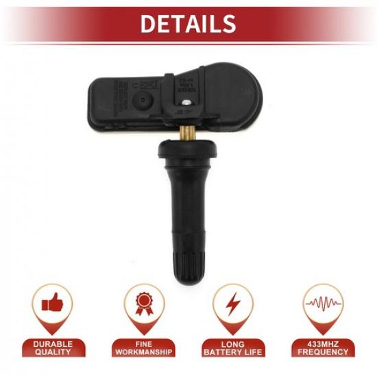No.52933B2100 Tire Pressure Sensor For Kia Soul 2014- 1 Pcs 433MHz