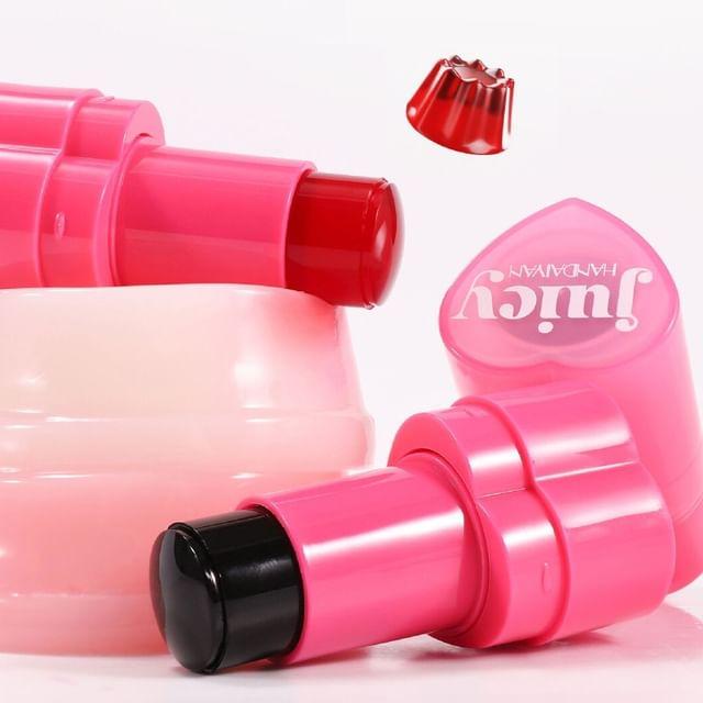 HANDAIYAN - Jelly Heart Tint Blush Stick - 6 Colors 02 Romance - 9g