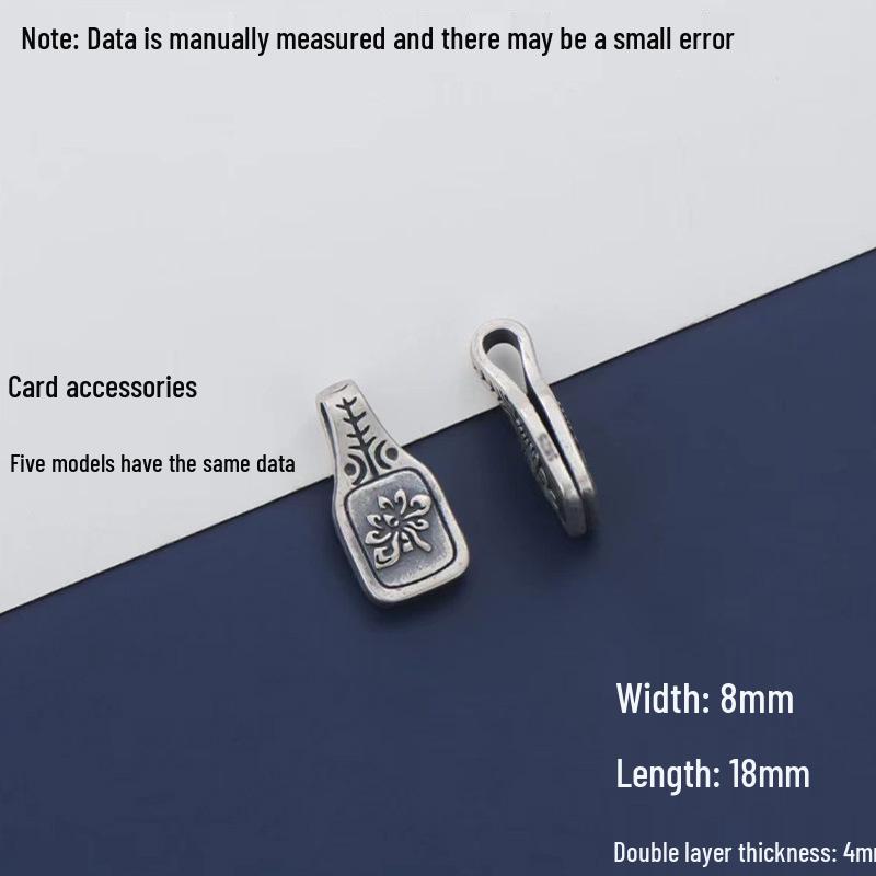 Non-fading Tibetan Copper Card Buckle Handmade Prayer Beads String - Buddhist Accessories.