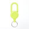 Macaron Color Retractable Keychain Outdoor Anti-Theft Easy-To-Pull Buckle Wire Rope Reel Elastic Key Ring Retractable Tool