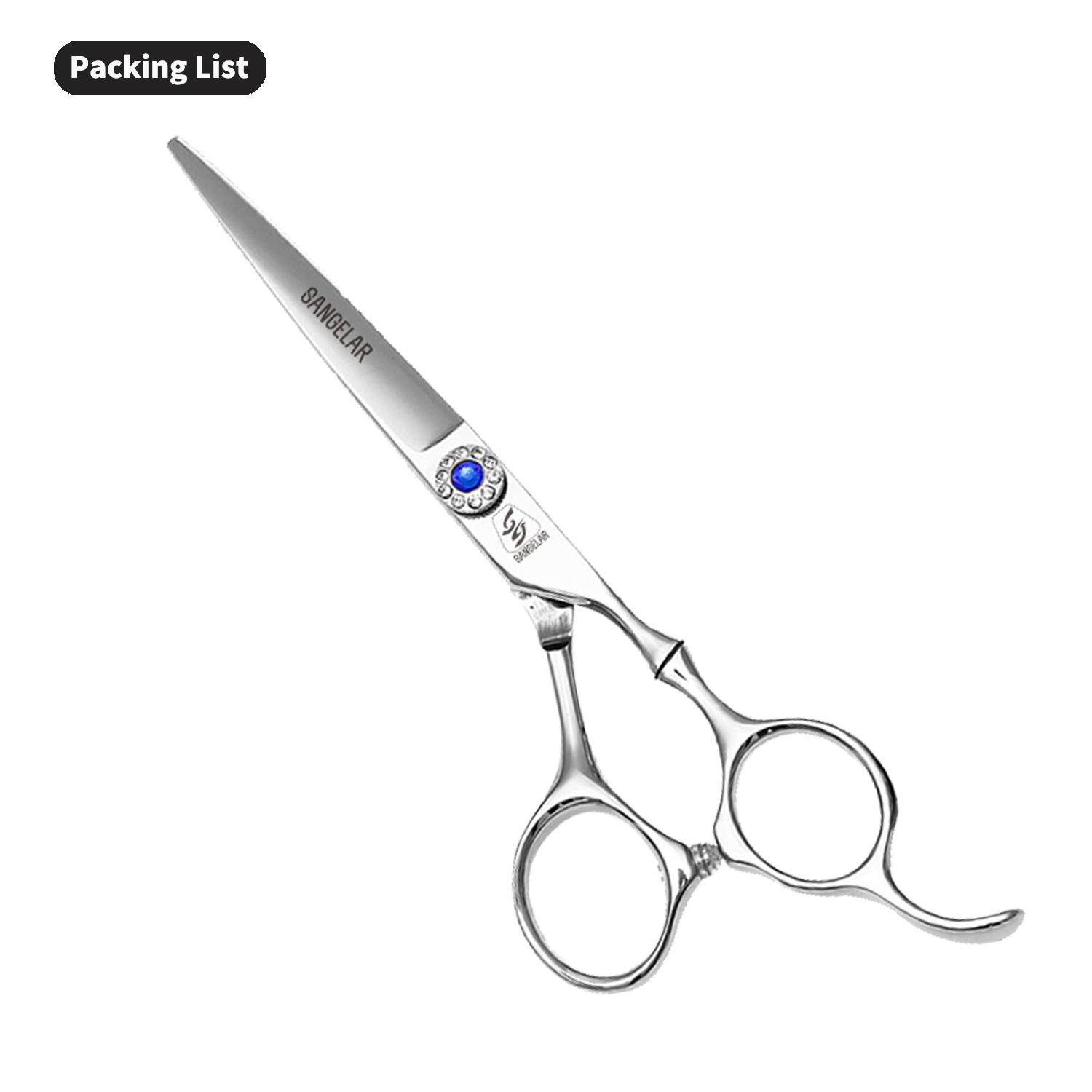 

Sangelar 6 дюймов серебряные парикмахерские ножницы для стрижки волос филировочные ножницы профессиональные ножницы для стрижки волос высшего класса 6 Cutting Scissors серебряный