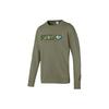Sweatshirts Men's Green Crew Neck Moderate Regular 596848-46