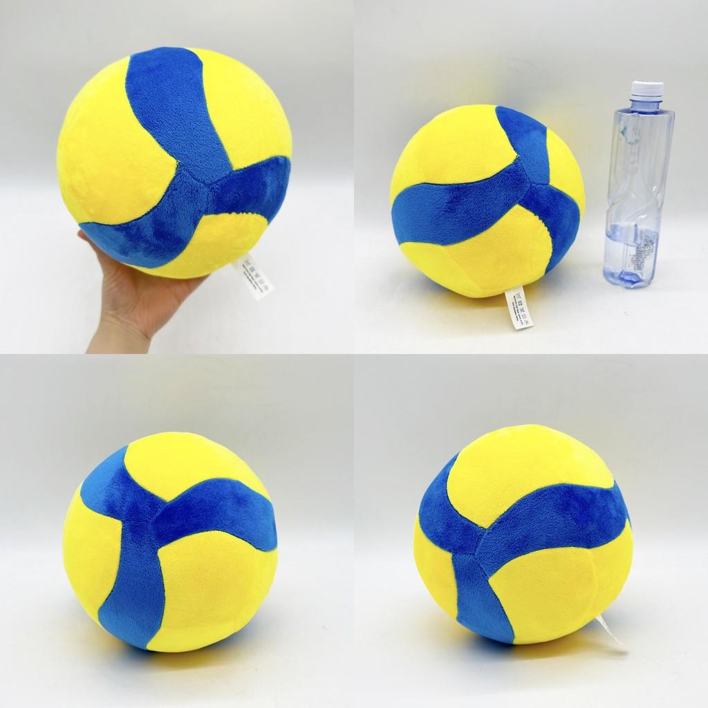 Volleyball Plush Bear Cushion With Long Plush Material For Home And Gift Use
