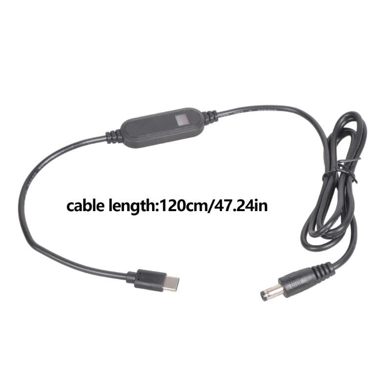 USB 12V 12W Converters Cable Featuring on off Switches Plastic Texture Suitable for LED Light Router Speaker Device