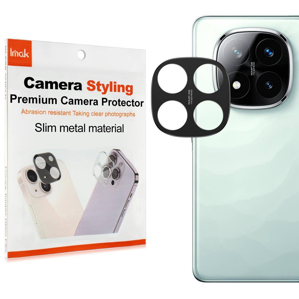 

Для Redmi Note 14 Pro Plus 5G Пленка из стекла для объектива IMAK Стильный протектор камеры премиум-класса Redmi Note 14 Pro 5G