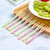 Cartoon Fruit Forks - 100-Pack