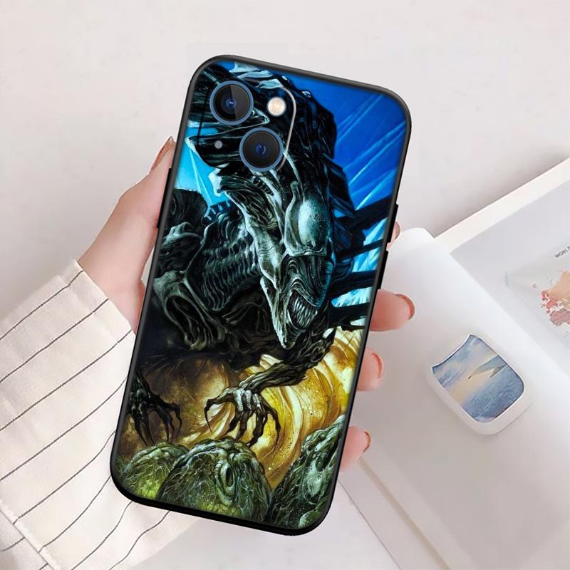 QE2 Aliens vs Predator Xenomorph Case for Motorola Edge 60 60s 70 G86 G56 G54 E14 G04S G45 G54 G64 S30 S50 X30 X40 X50 Pro Power