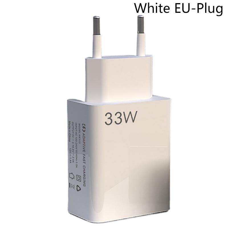 33W Usb Gan Phone Charger For Iphone For Samsung Huawei Xiaomi Pd Usb-A Fast Charging Power Adapter Smart Phone Tablet Trip
