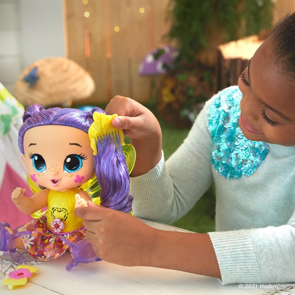Hasbro Baby Alive GloPixies Siena Sparkle F2593, a 10.5-inch interactive, electric, glow-in-the-dark doll for ages 3 and up. Authentic.