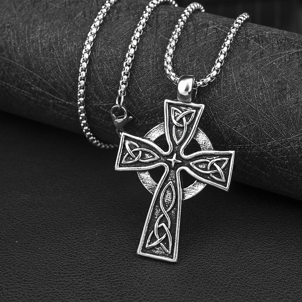 Trendy Brand Fashionable Titanium Steel Necklace, Men's Trendy Jewelry, Titanium Steel Pendant