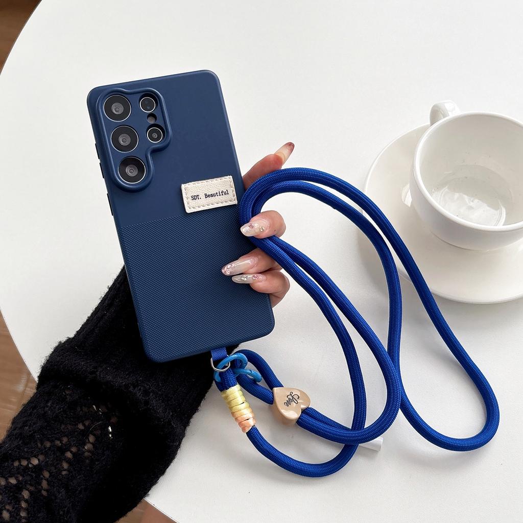 Punktmuster Silikon Halskette Lanyard Handyhülle Für Realme 5 8 12 15 16 Pro Plus 15X 15T 5G 5S 5i 6i 9i C3 C85 C71 P3 Lite Hülle