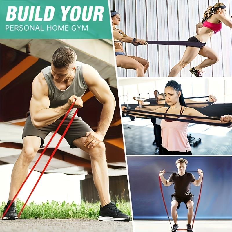 Resistance Bands Set, Pull Up Assist Bands Elastic Exercise Straps, Leg Training Fitness Bands For Home Gym Indoor Workout Equipment