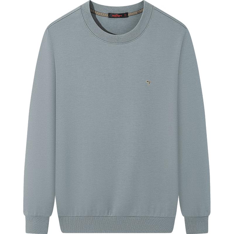 Septwolves Men's Xinjiang Cotton Round Neck Pullover Sweatshirt