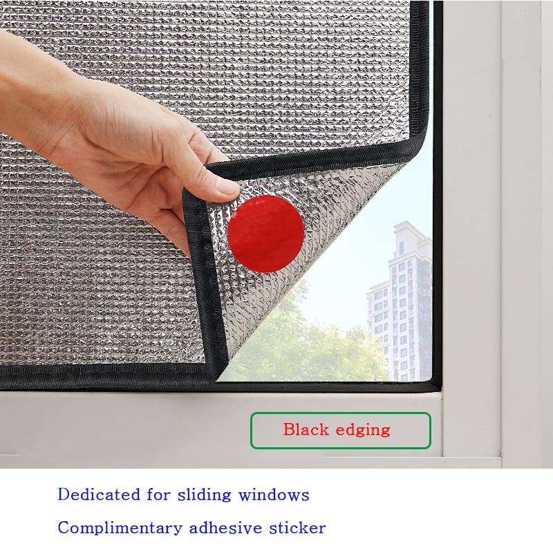 Dedicated For Sliding Windows Glass Aluminum Foil Sun Shade Film Protector Pad Office Sunshine Room Insulation Heat Preservation