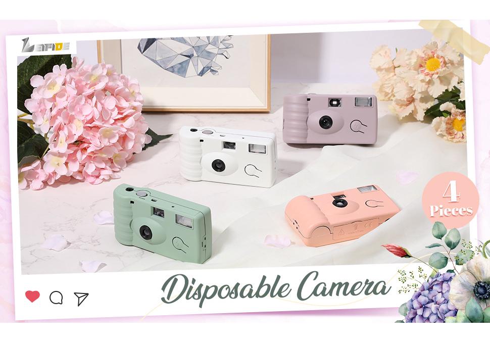 17-Pack 35mm Disposable Cameras: Capture Memories with Custom Patterns