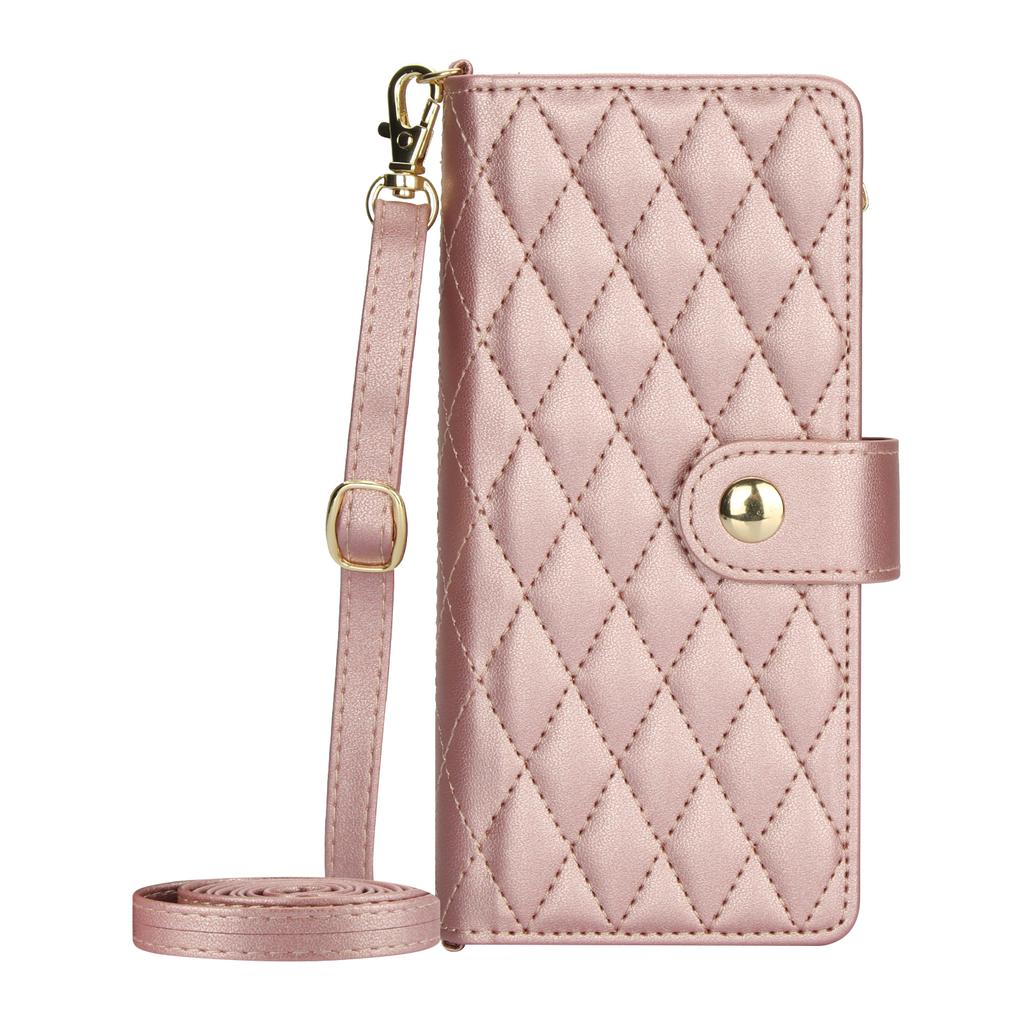 Crossbody Zipper Cards Solt Wallet Leather Case For Samsung Z Fold 7 6 5 4 3 5G Fold6 Fold5 Lanyard Kickstand Bag Pocket Cover