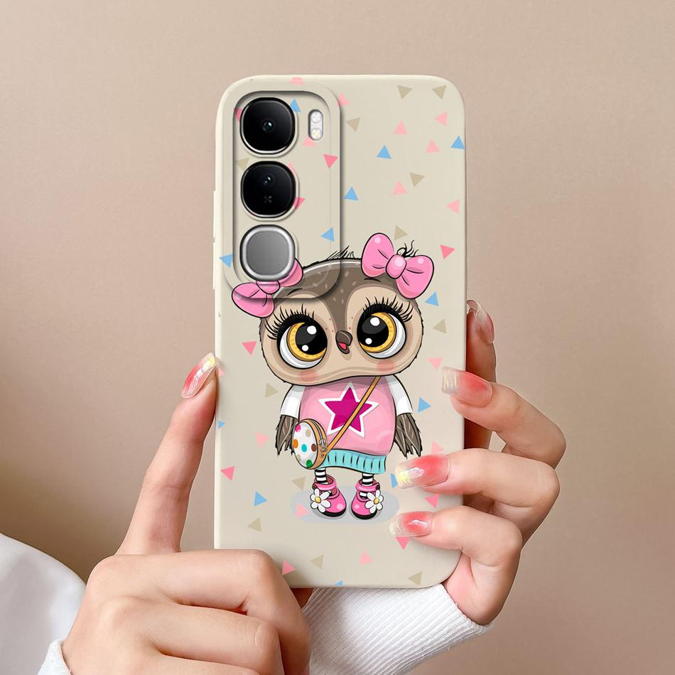 For Vivo V40 Lite V40SE Y200 Y300 Case Simple Heart Liquid Silicone Camera Protection Back Cover For Vivo V 40 Lite V40 SE Funda