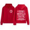 Singer Rosalia Lux Album Tour Print Graphic Zipper Hoodie Men Women Fashion Pullover Long Sleeves Tracksuit