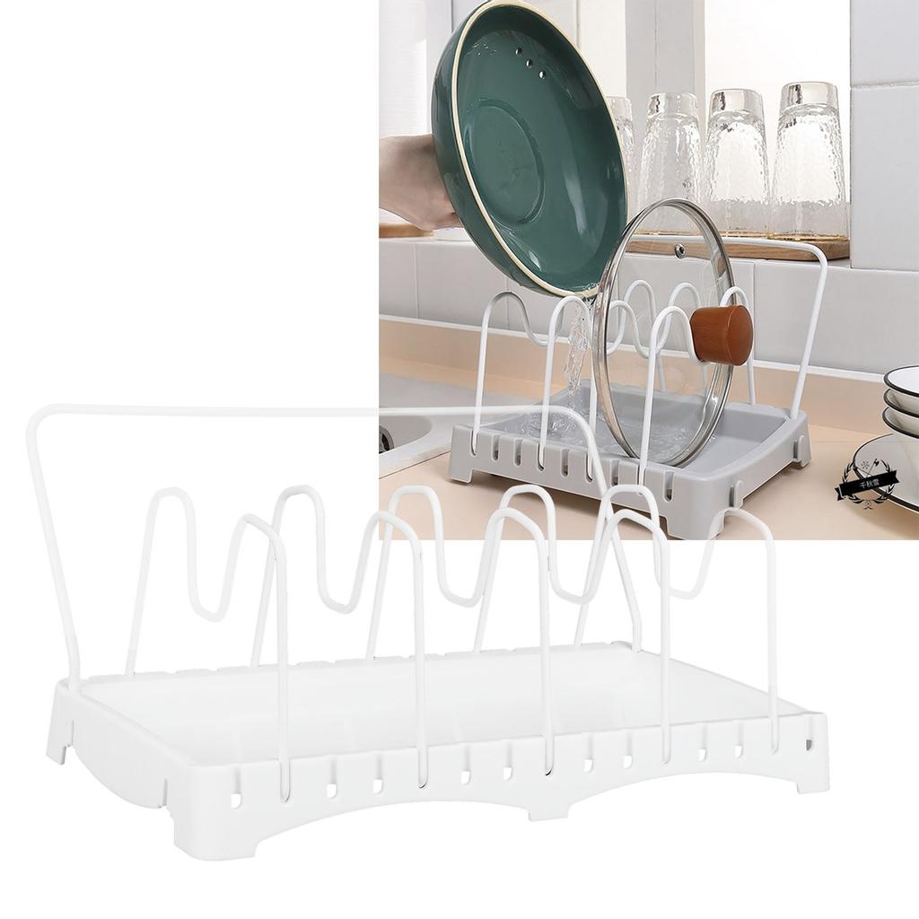 Wielofunkcyjny Stojący Stojak do Przechowywania Desek do Krojenia, Stojak Organizer na Pokrywki do Garnków i Patelni do Użytku Domowego