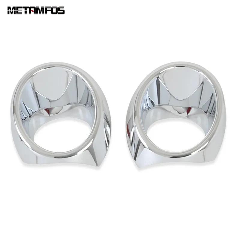 Fog Front Light Lamp Cover Trim For Honda Pilot SUV -  Chrome Foglight Foglamp Protector Accessories Car Styling
