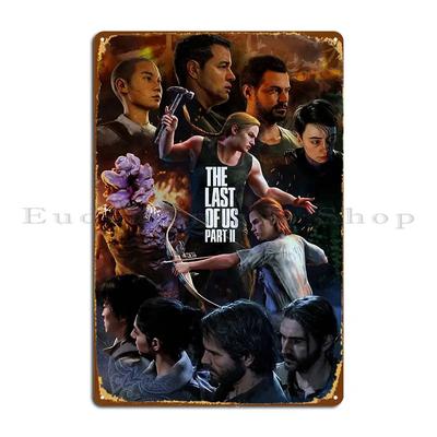 Du Kan Ikke Stoppe Dette Tlou 2 Metallskilt Dekorasjon Veggmaleri Lag Vegg Hule Stue Blikkskilt Plakat