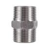 1/2 Inch 3/4 Inch Male Thread Connector 304 Stainless Steel Thread Pipe Repair Coupling Water Tap Adapter Water Pipe Connector