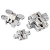1PC Stainless Steel Hidden Hinges 180° Invisible Folding Window Door Hinge With Screws Furniture Hardware Accessories