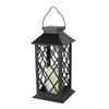 Yousheng Retro Solar Lantern, Outdoor Solar Candle Lantern, Waterproof Solar Garden Light with Hanging Loop, Decorative Light for Yard Patio Terrace