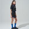 Blu Dot Half Zip T shirT   Color poinT Bk
