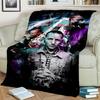 3D Legend Star Hip Hop Rapper Kunstdecke, Weiche Überwurfdecke für Zuhause Schlafzimmer Bett Sofa Picknick Reise Büro Abdeckdecke Kinder