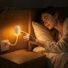Soft Eye Protecting Light USB Star Projector Night Light, Starry Sky Lamp with Film Slides, Touch Dimming Holiday Decoration & Timer, Flexible