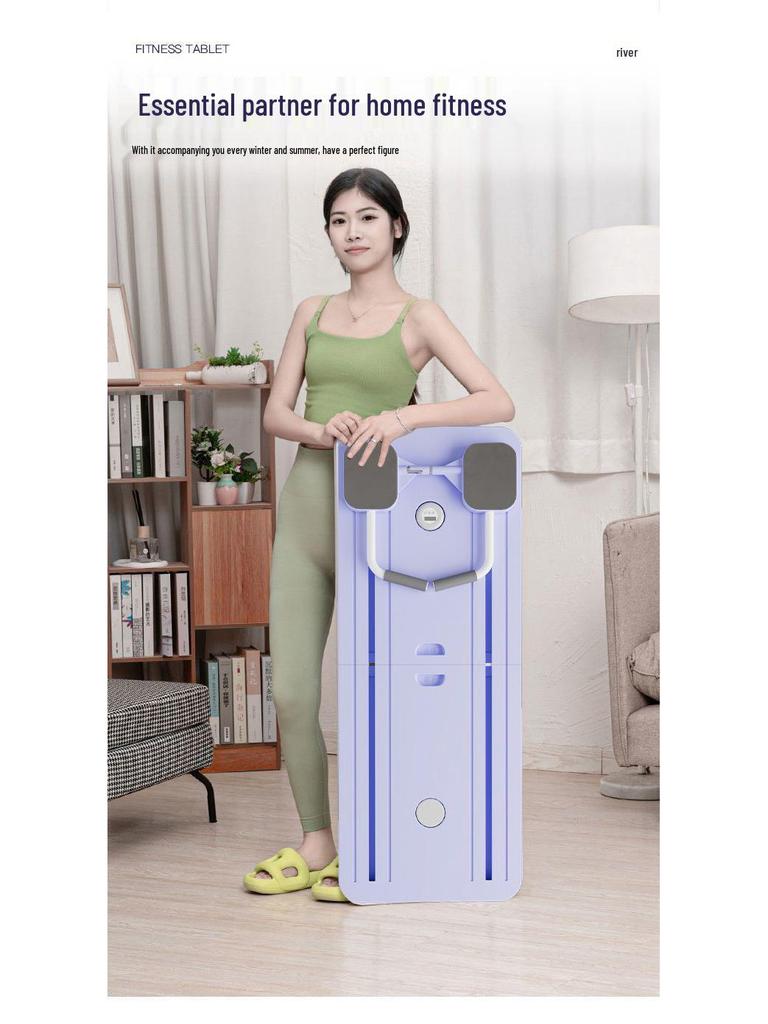 Foldable Multifunctional Fitness Board: Ab Trainer, Chest Muscle Trainer & Pilates Plank Device