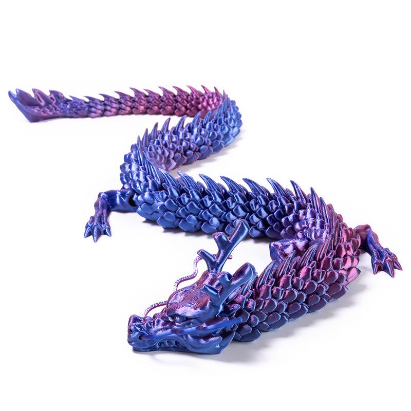 

Модель яйца китайского дракона, напечатанная на 3D-принтере: Шарнирная фигурка дракона и подарок на День защиты детей