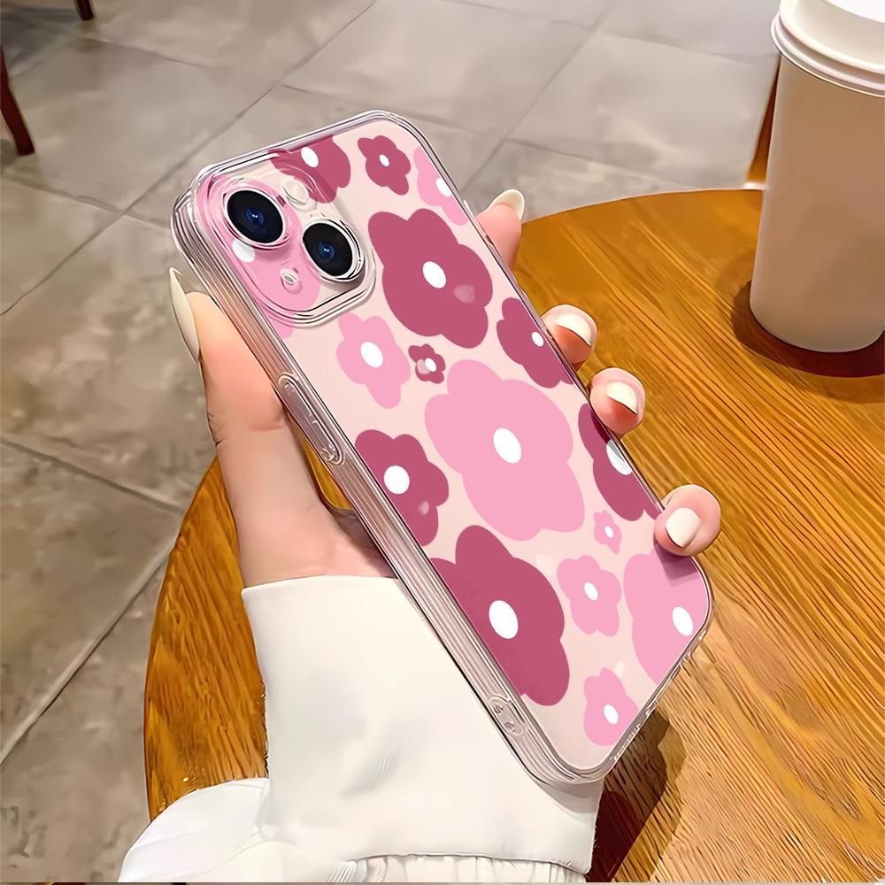 Summer Flower Apple 16 Mobile Phone Case Iphone17promax Mobile Phone Case 15 Transparent Case 14 Creative 11