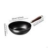 Compact Iron Wok for Cooking, Easy Maintenance, Traditional Stir Fry Pan Induction And Gas