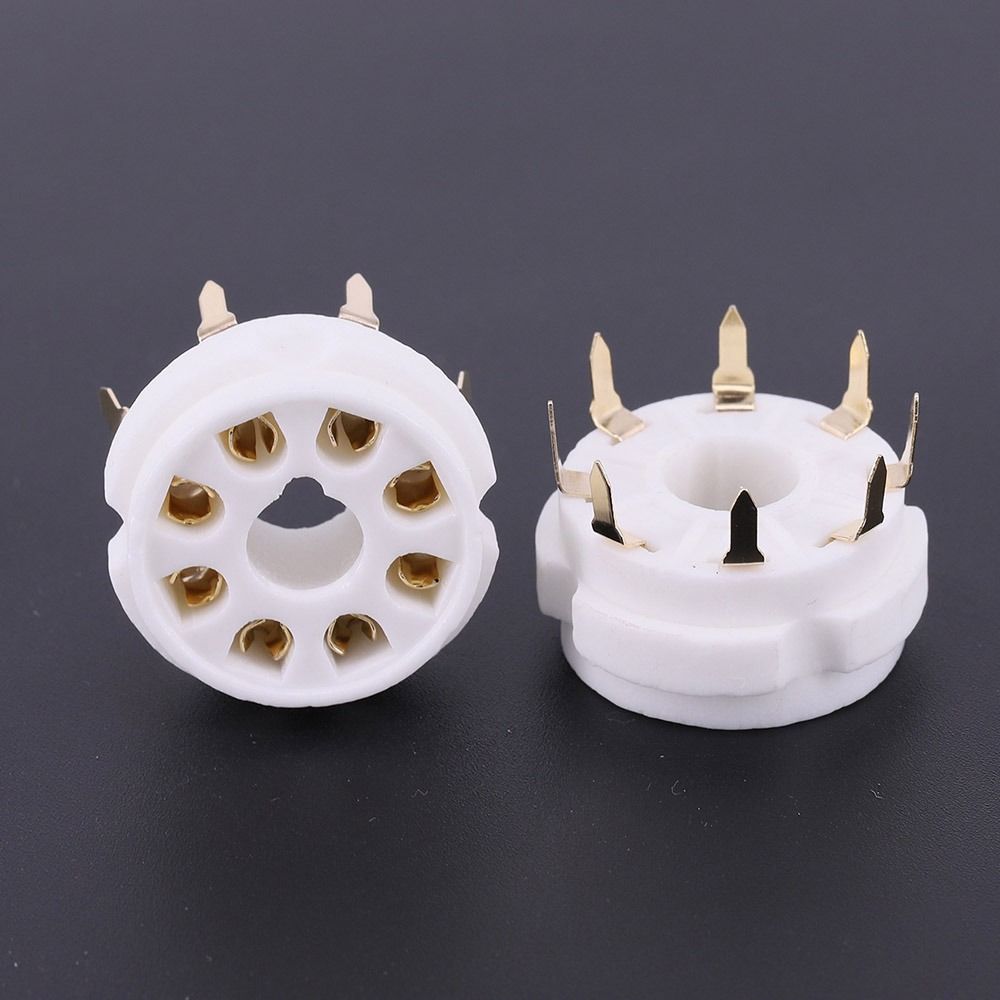 1Pcs 8Pin K8A Valve Base PCB Mount for EL34 KT88 6V6 6SL7 5AR4 6L6 6V6 6CA7 Vintage Audio Amplifier