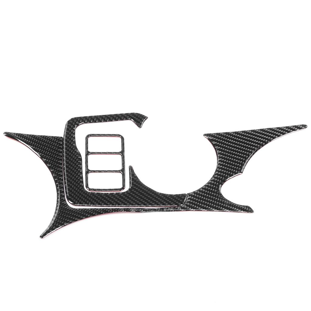 3 st/set Konsol Mugghållare Kolfiberöverdrag Dekorativ Panel Klistermärke Passar till Nissan 370Z Z34