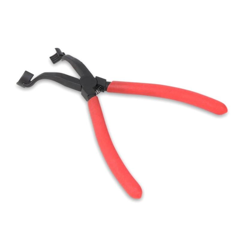 

Multipurpose Drum Brake Hold Down Spring Pliers Curved Neck Drum Brake Spring Clamp for Various Auto Repair Projects 1