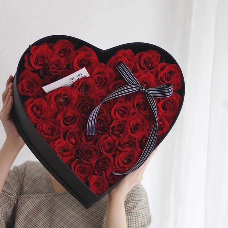 Heart Shaped DIY Flower And Fruit Packaging Box For Weddings And Special Event